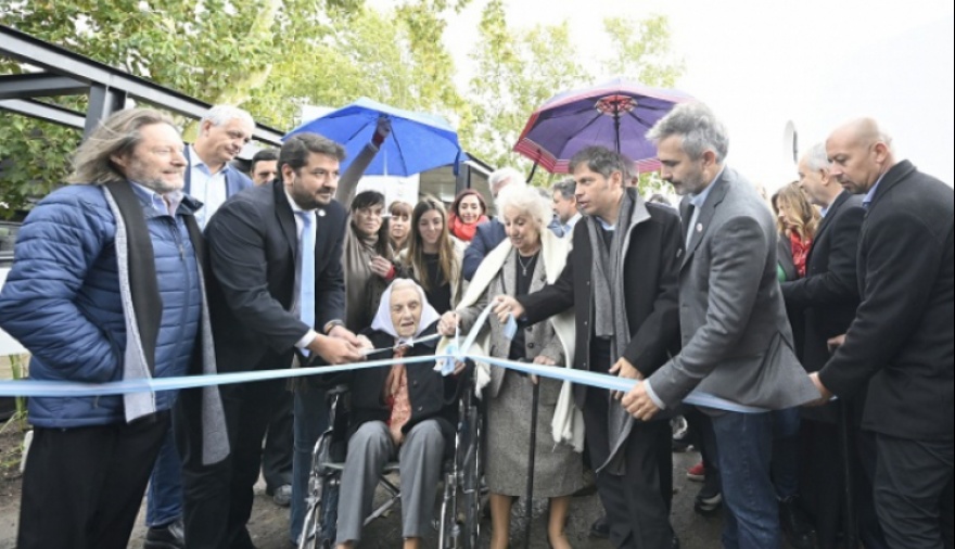 Kicillof inauguró un espacio para la memoria en el ex centro clandestino de detención “La Cacha”