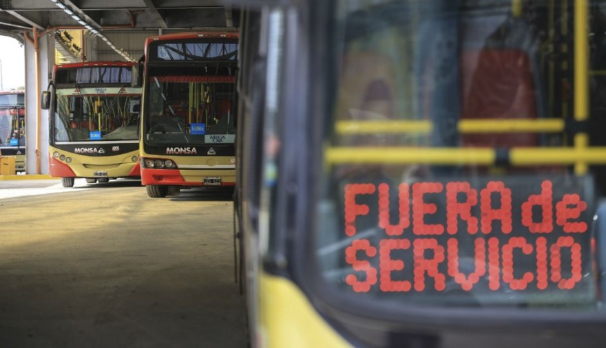 Confirman que el transporte se adhiere al paro del jueves