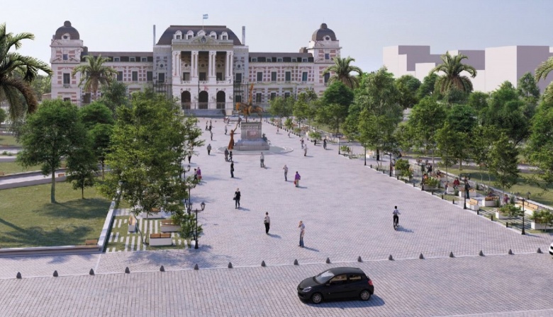 Realizarán un rediseño de la emblemática plaza San Martín de La Plata 