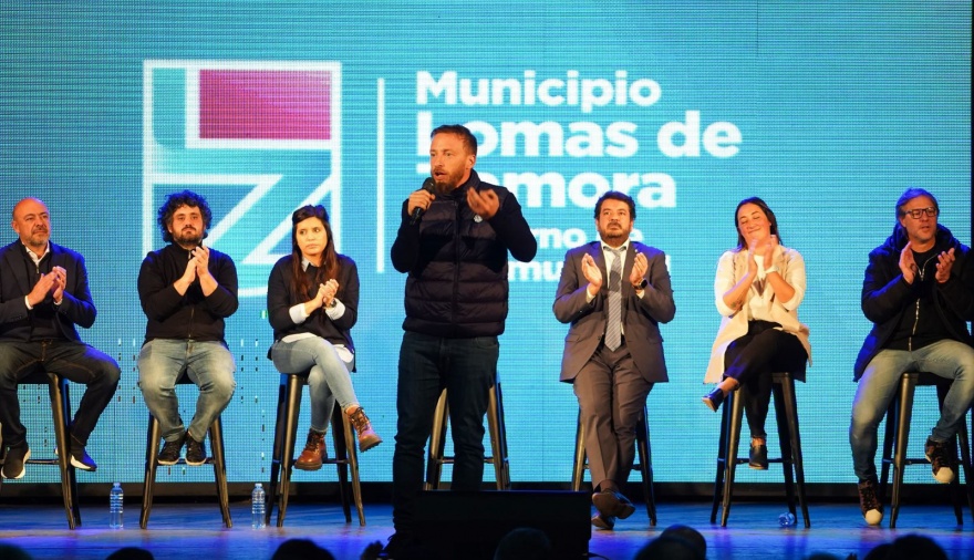 Otermín, Vilar, Mena y Tignanelli anunciaron una batería de políticas públicas para instituciones en Lomas