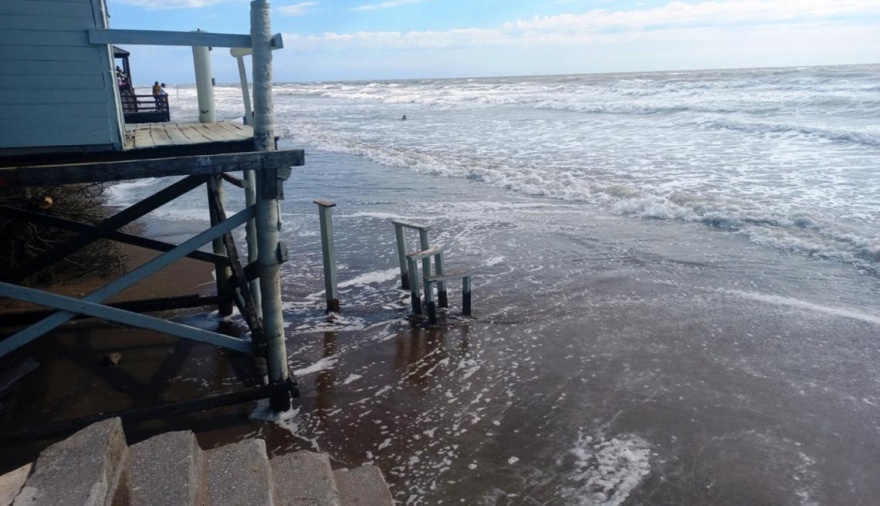 Advierten por crecidas en la costa bonaerense