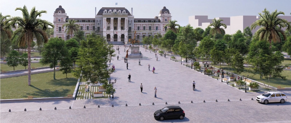 Realizarán un rediseño de la emblemática plaza San Martín de La Plata 