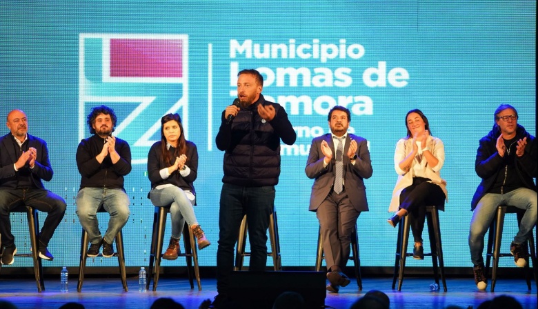 Otermín, Vilar, Mena y Tignanelli anunciaron una batería de políticas públicas para instituciones en Lomas