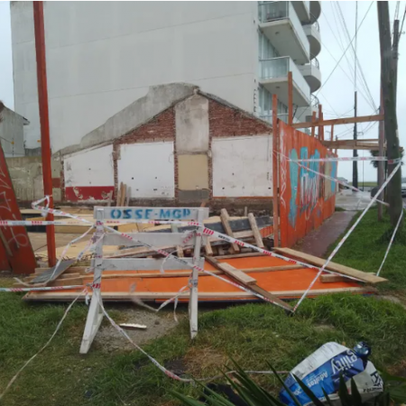 Tormenta en Mar del Plata: cayeron postes, ramas y cableados