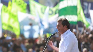 Sergio Massa: "Voy a ser el presidente de los trabajadores"