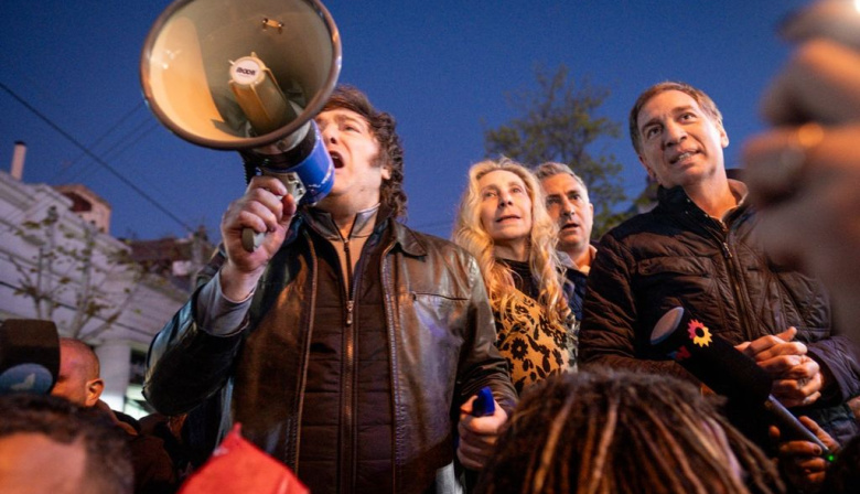 Cierre de campaña bonaerense: Javier Milei recorrerá Tres de Febrero, Pergamino y Ezeiza junto a Diego Santilli