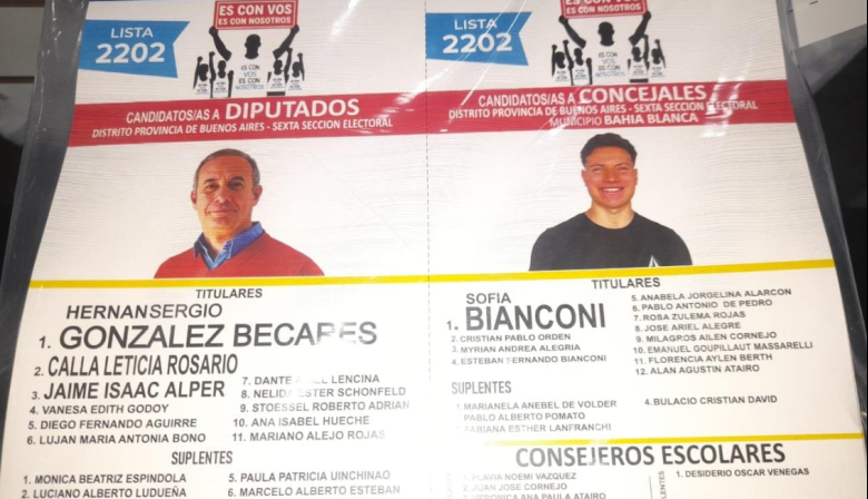 Una lista se retira de las elecciones por un error en la impresión de las boletas