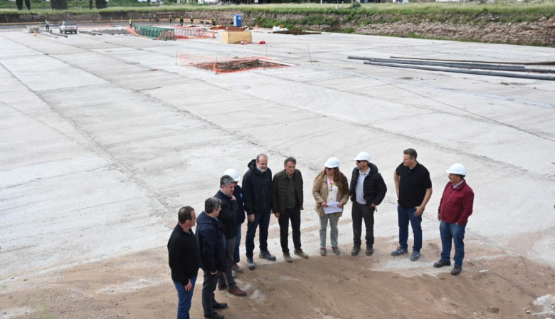 Avanzan las obras del Plan Hídrico Integral en Bahía Blanca y Coronel Rosales