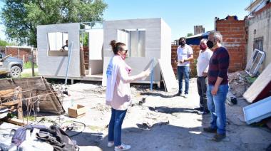 Guernica: avanza la construcción de viviendas en el predio que había sido usurpado y desalojado