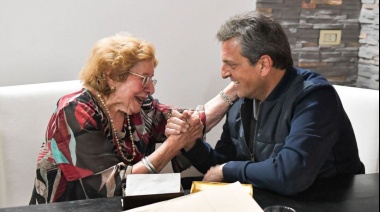Quién es la jubilada de Berazategui de 104 años que recibió la visita de Massa 