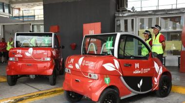 El primer auto eléctrico argentino se sumará al patrullaje en Morón
