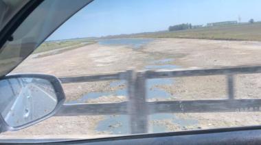 La sequía que golpea al territorio bonaerense alcanzó al Río Salado
