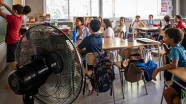 Se realizarán obras de asistencia y refacción en las escuelas por la ola de calor