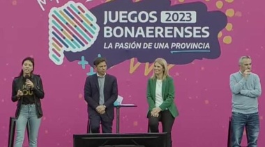 Kicillof presentó los Juegos Bonaerenses 2023: cuándo cierran las inscripciones
