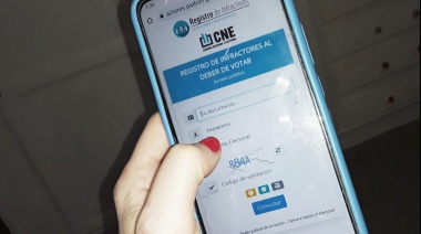 Quienes no votaron pueden realizar el trámite online para no quedar registrados como “infractores”