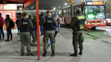 Despliegan gendarmes en 40 líneas de colectivos del conurbano bonaerense