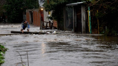 Buscan declarar la emergencia hídrica en la Provincia por el fuerte temporal 