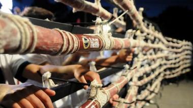 Tandil presentó el salame más largo del mundo