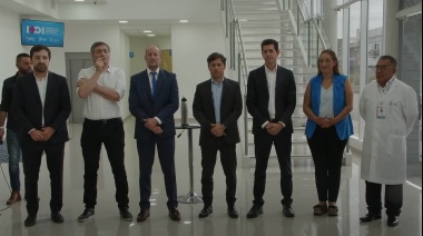 Kicillof, De Pedro, Katopodis, Máximo Kirchner e Insaurralde inauguraron hospital en Lomas