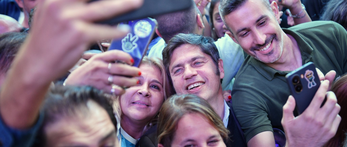 Kicillof en modo campaña: "Milei es un experimento de la ultra derecha a escala mundial que fracasó"