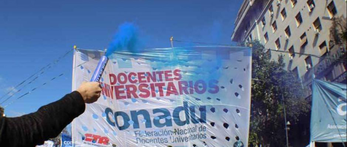CONADU anunció una semana de paro en medio del conflicto con el Gobierno