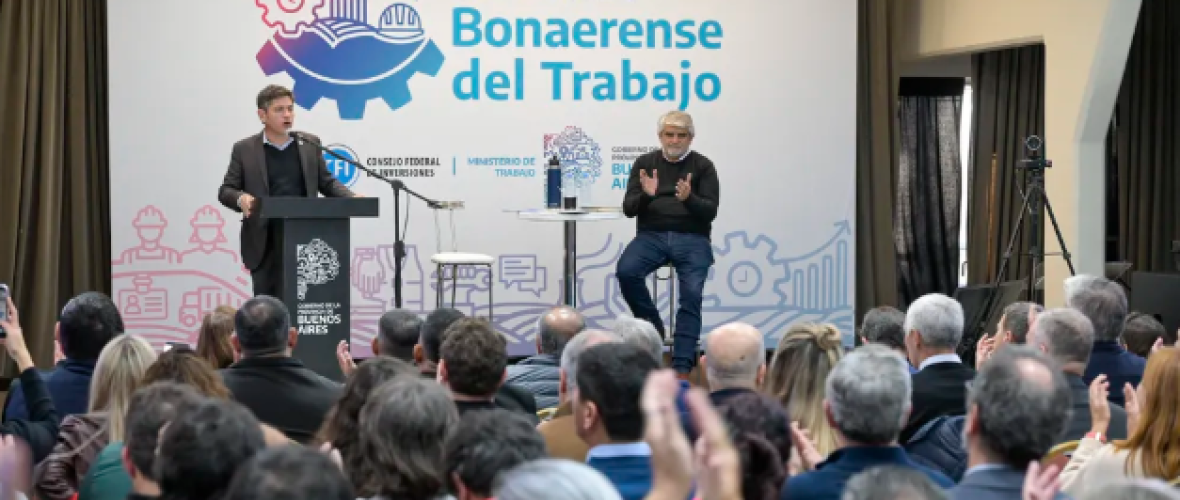 Kicillof mostró músculo sindical en Mar del Plata: "Hoy más que nunca gobernar es crear trabajo"