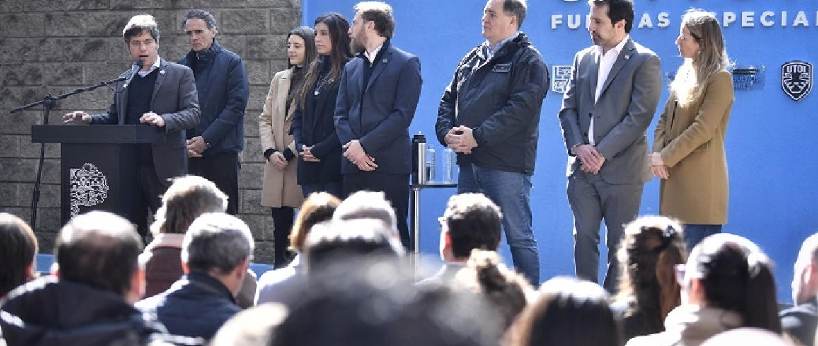 Kicillof inauguró una base de la UTOI en Lomas de Zamora