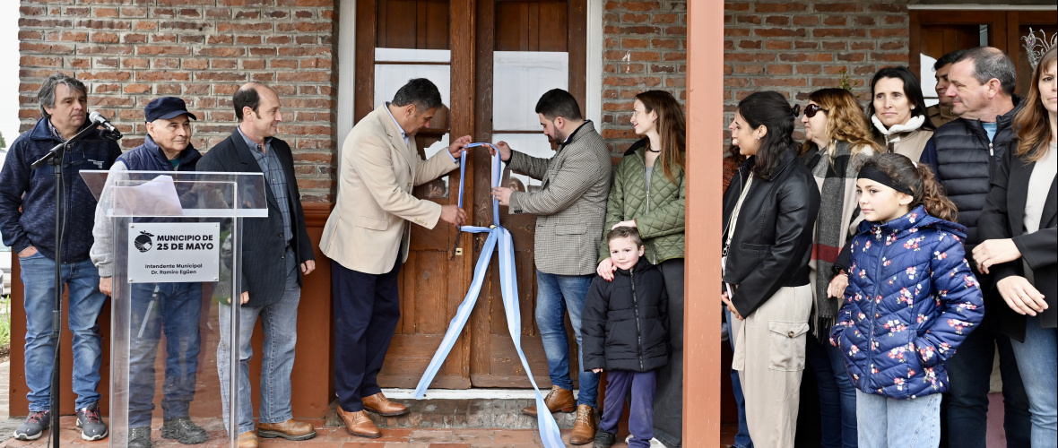 25 de Mayo inauguró una Casa del Turismo en el histórico predio ferroviario