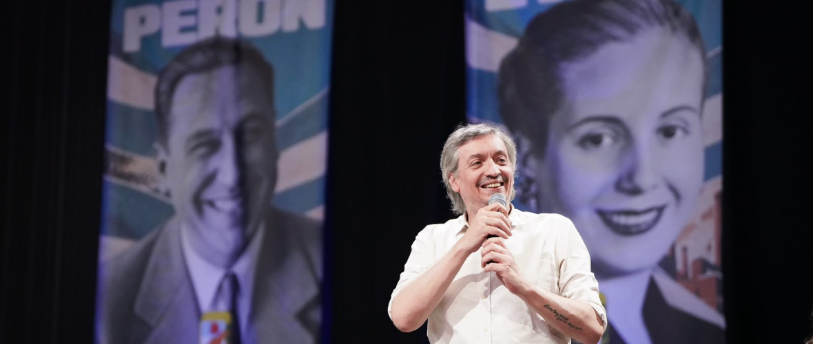 Máximo Kirchner: “Hay  una bandera que nos cobija y un futuro que nos convoca”