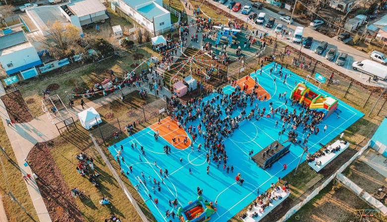Achával: “Esta plaza abraza a toda la comunidad de Pilarica”
