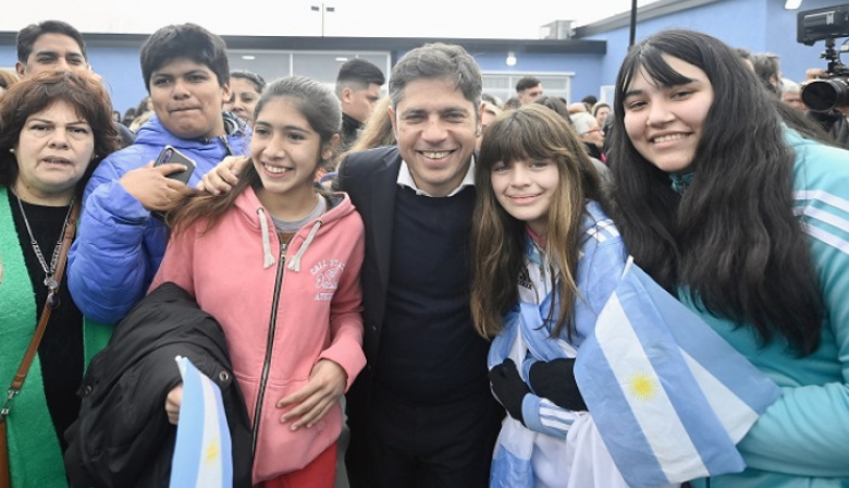 Kicillof inauguró un edificio escolar en Pilar: "No hay futuro sin escuela pública, gratuita y de calidad"