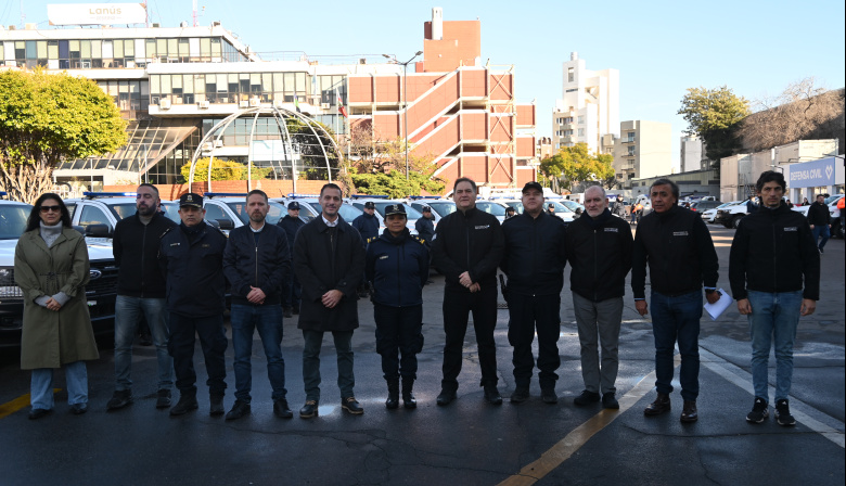 La Provincia refuerza la seguridad en Lanús con nuevos móviles
