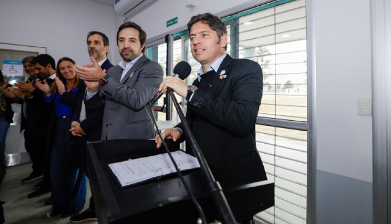 Kicillof inauguró un CAPS en Junín: "El ajuste hizo que la demanda en el hospital provincial creciera un 65%"