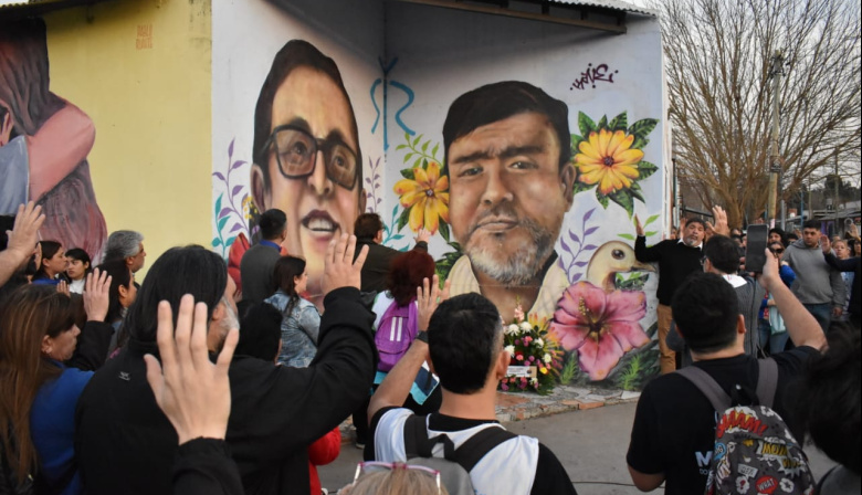Moreno recordó a Sandra Calamano y Rubén Rodríguez a 7 años de su muerte