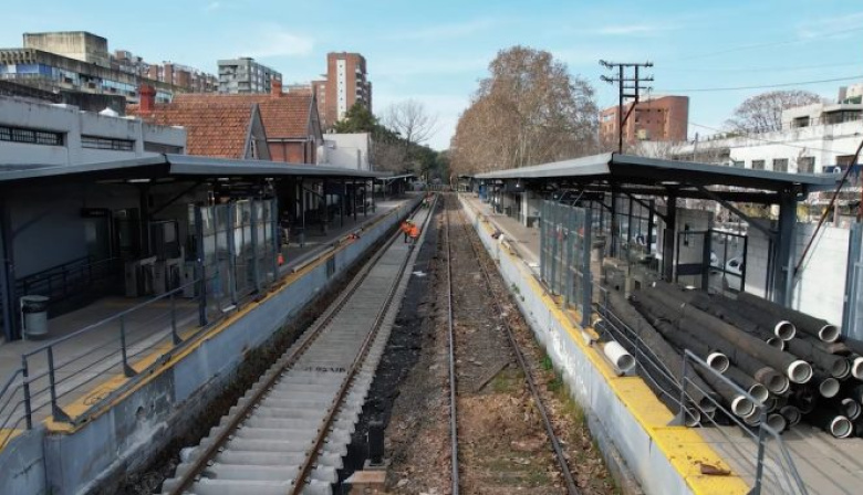 Línea Mitre: paralizan el ramal Tigre por trabajos de recambio de vías