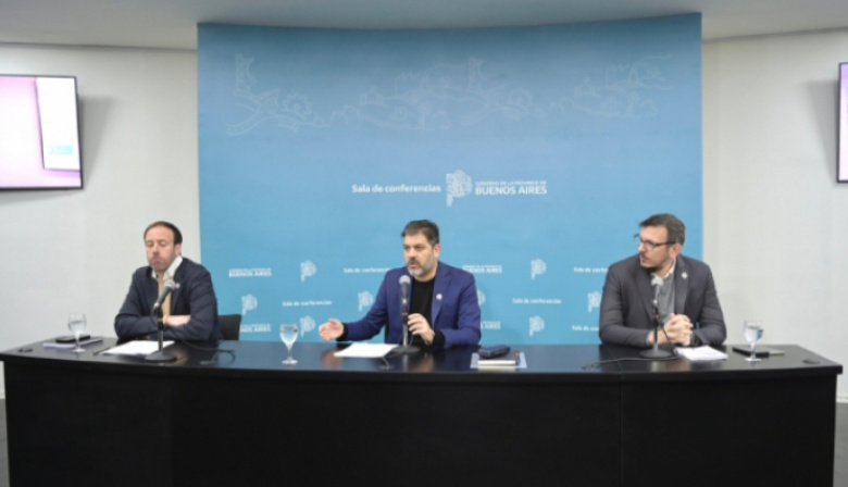 Bianco, López y Cuattromo brindaron una conferencia de prensa