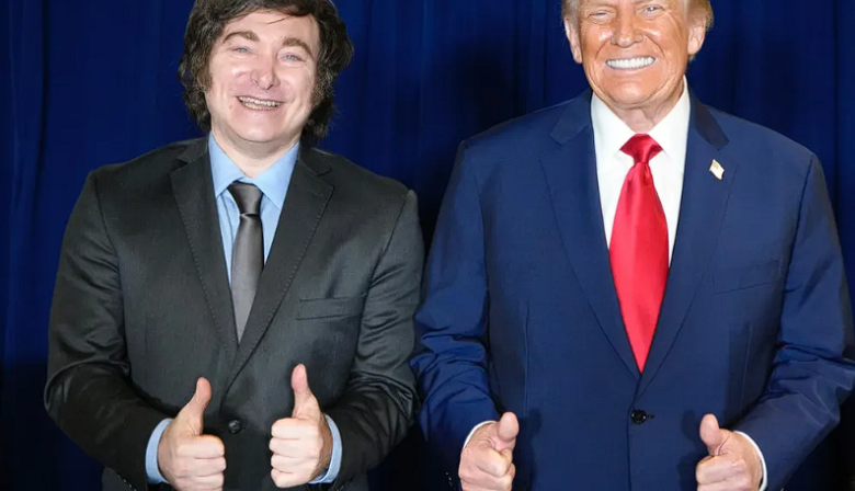 Fuerte apoyo de Donald Trump a Javier Milei: "Tiene mi total respaldo para la reelección"