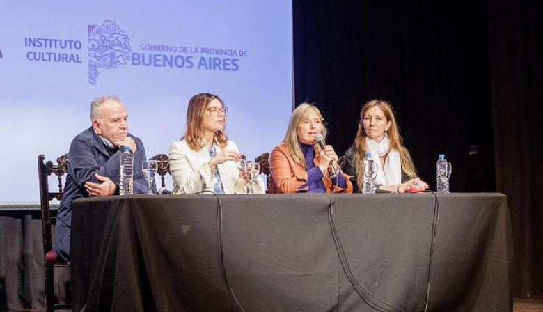 Alvarez Rodríguez y Saintout presentaron el Festival Internacional de Cine de la Provincia