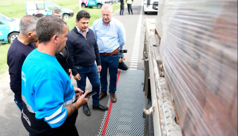 Rutas provinciales: se retiraron 3.500 toneladas de sobrepeso en lo que va de 2025