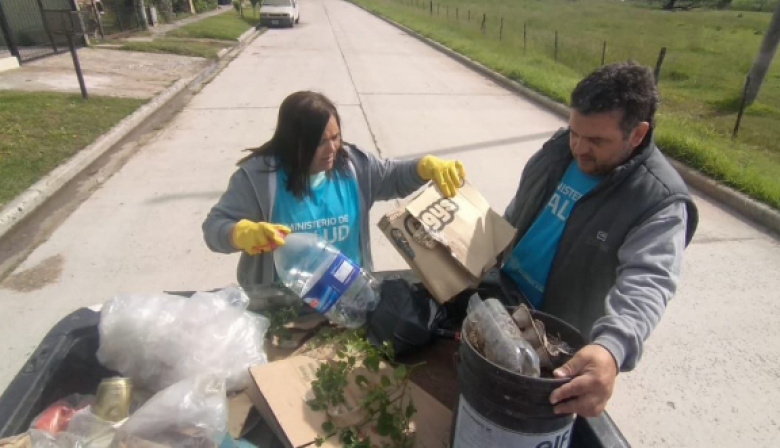 Salud bonaerense refuerza el descacharreo para prevenir el dengue