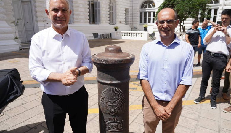La Plata recuperó un mojón fundacional histórico gracias a la restitución del municipio de Bolívar