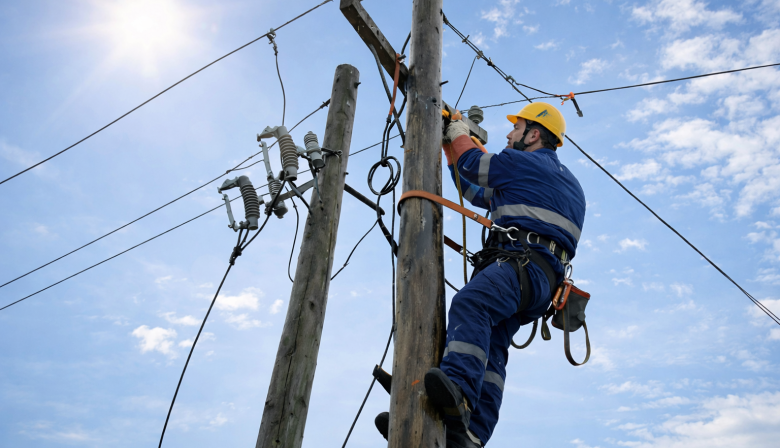 Murió un trabajador de la cooperativa Cretal tras recibir una descarga eléctrica mientras restituía el servicio tras la tormenta