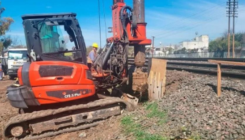 Avanza la construcción de una nueva estación del tren San Martín