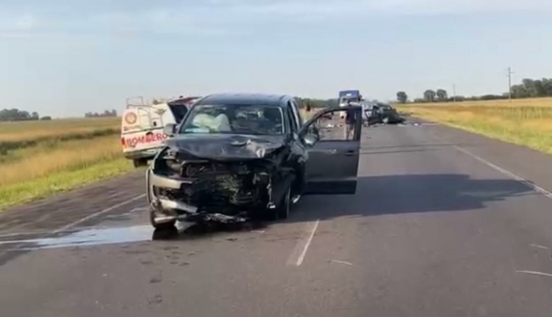 Choque frontal en la Ruta 3: murió una pareja de Berisso y su hija permanece internada en grave estado