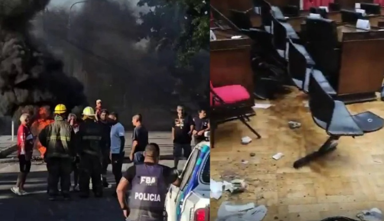 Protesta en Morón por falta de pago de horas extras desata incidentes y suspenden sesión en el Concejo