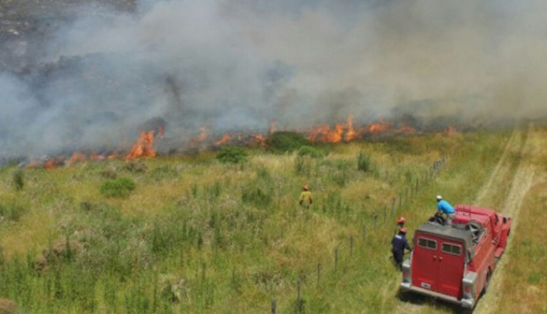 Proponen más fondos para bomberos ante la ola de incendios en Bahía Blanca
