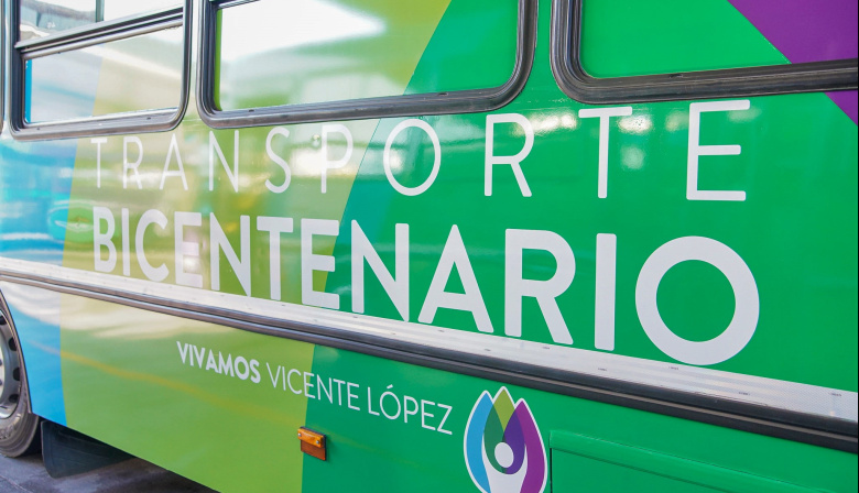 Peligran los colectivos gratuitos del Transporte Bicentenario en Vicente López