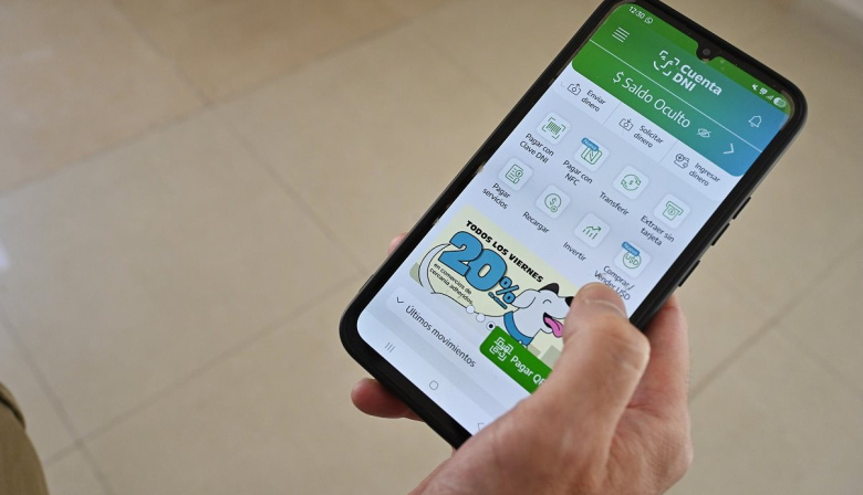 Cuenta DNI incorpora la compra y venta de dólares al tipo de cambio oficial