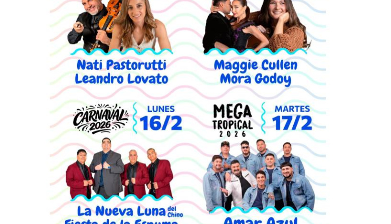 General Belgrano se prepara para el 33º Festival Mayor de Tango y Folklore en el feriado de Carnaval