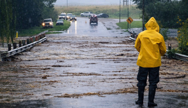 Sierra de la Ventana sin acceso por la crecida del arroyo San Bernardo